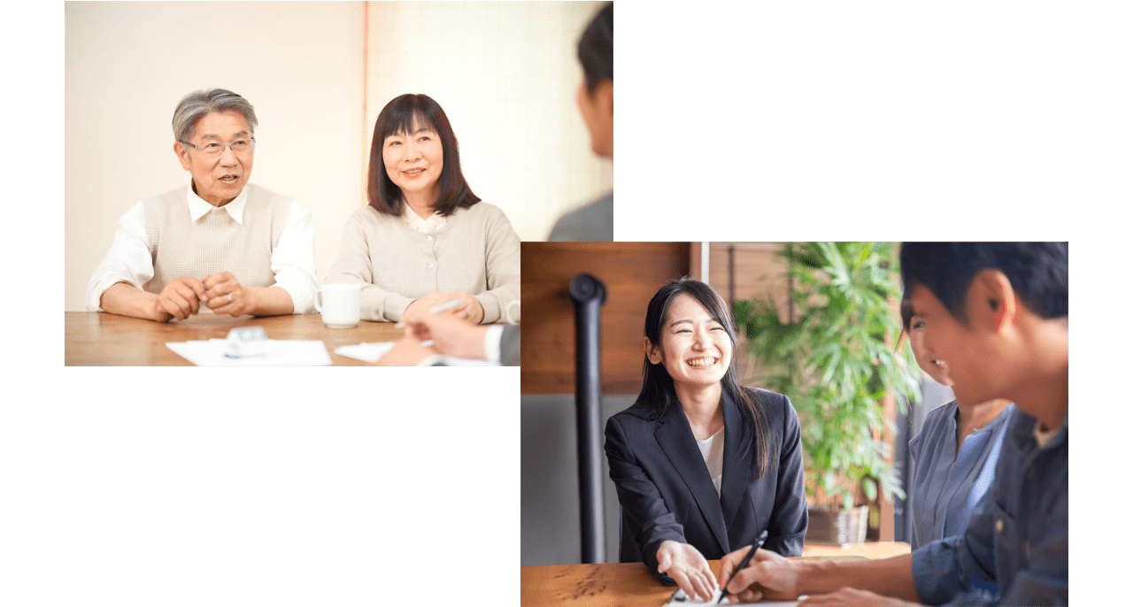 的確な助言だけでなく、一人ひとりの目線に立った安心感も提供します